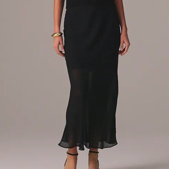 NWOT J.Crew New Gwyneth skirt in chiffon - Picture 5 of 6